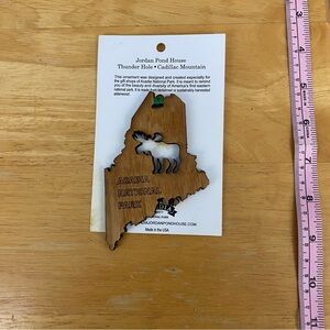 Acadia National Park Brown Moose Ornament